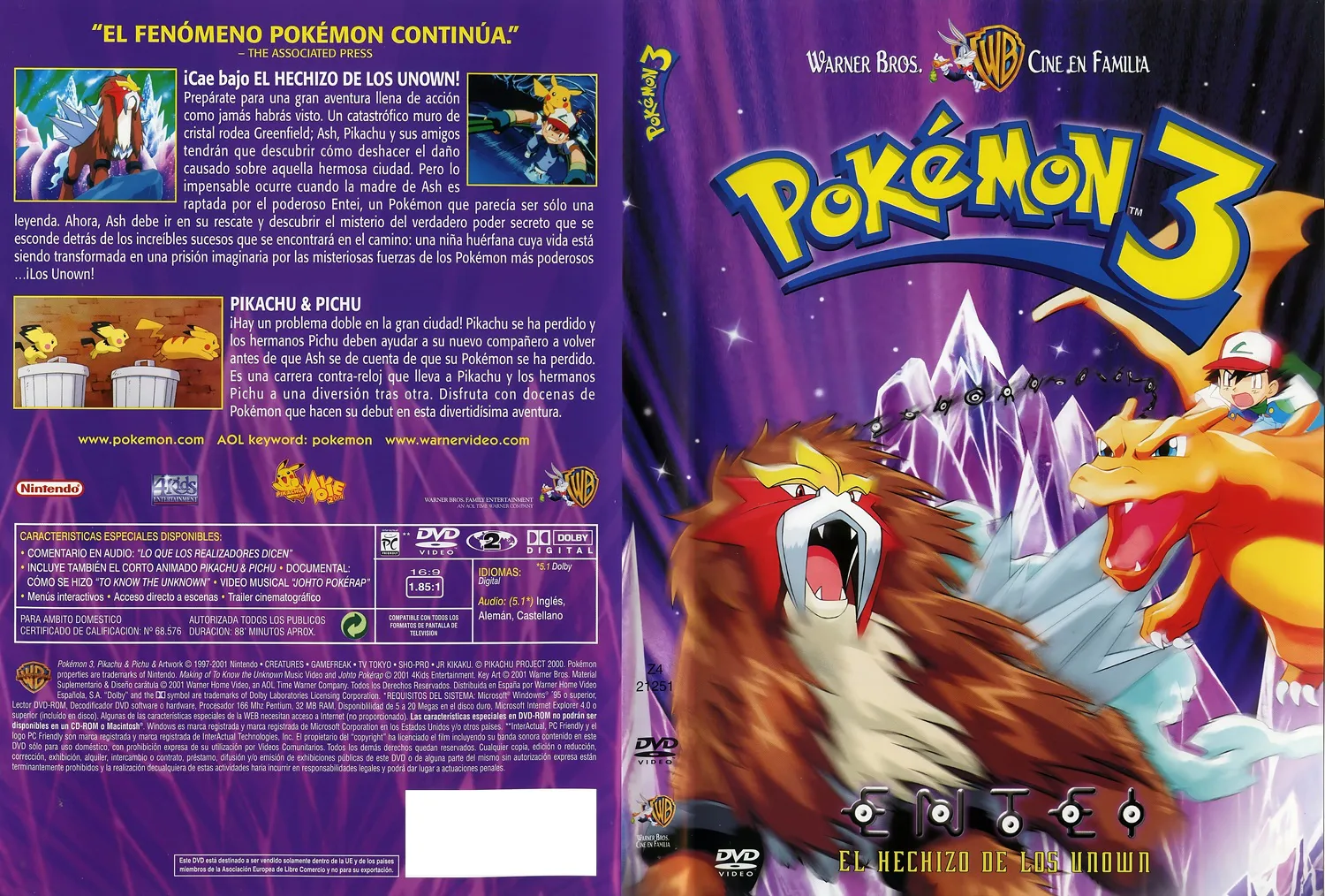 Pokémon Película 3 - El hechizo de los unown