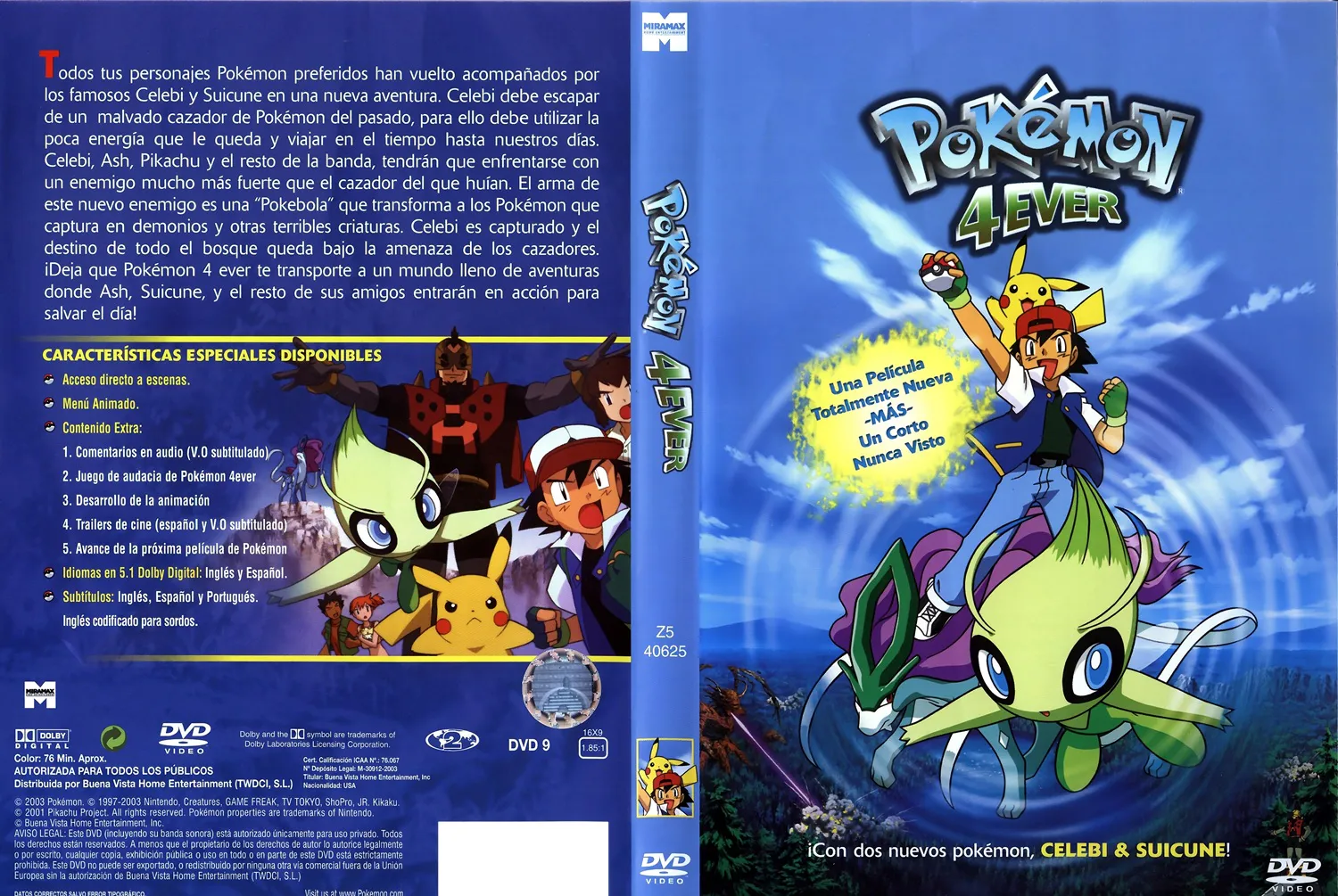 Pokémon Película 4 – Celebi, La Voz Del Bosque